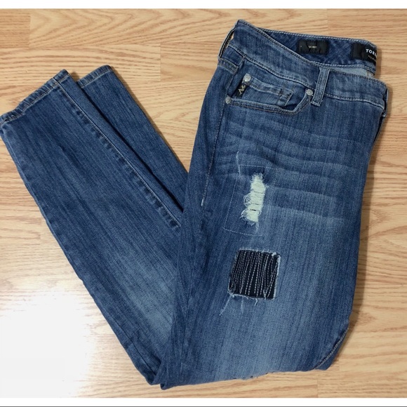 Torrid Premium Skinny Patched Jeans - Picture 3 of 5